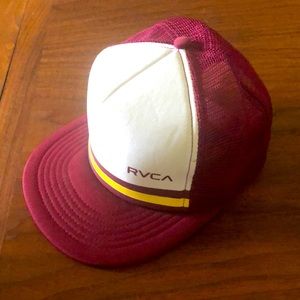 RVCA snap back hat